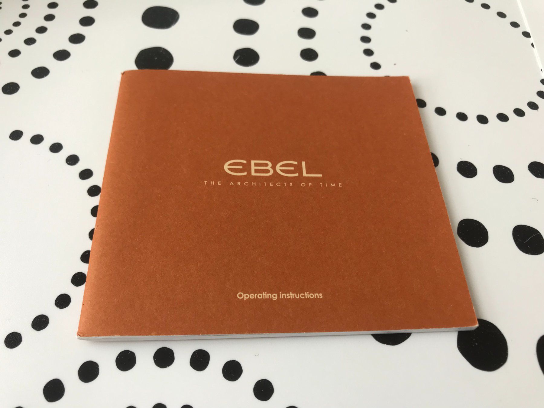 Documenti: EBEL ORIG. - OPERATING INSTRUCTIONS - AUTOMATIC & QUARTZ !!! – Nuovo (secondo la descrizione) da Epalinges venduto da dream-watch