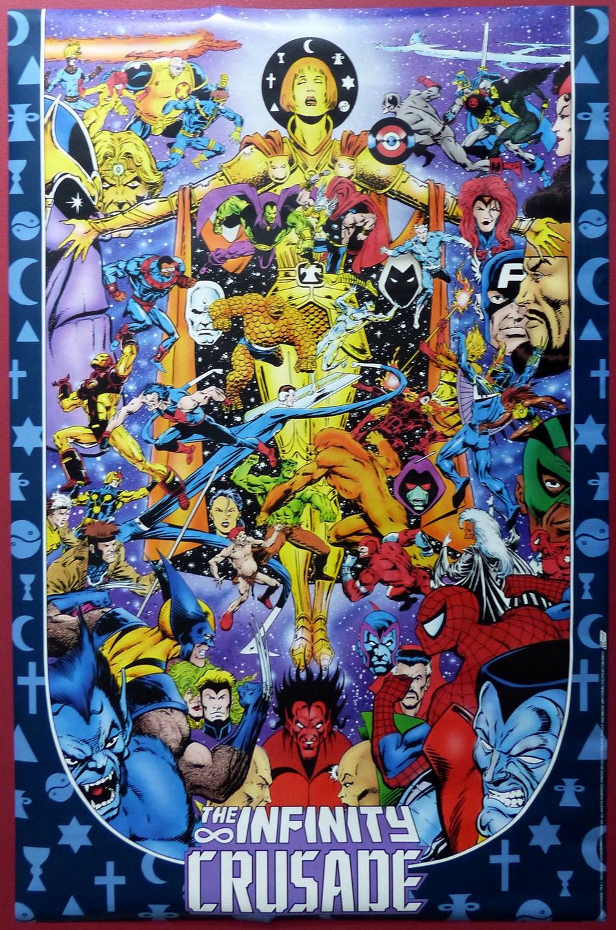 Foto & Immagini: MARVEL INFINITY CRUSADE POSTER THANOS BY STARLIN 1993 – Nuovo (secondo la descrizione) da Lugano venduto da YouWantUS 8