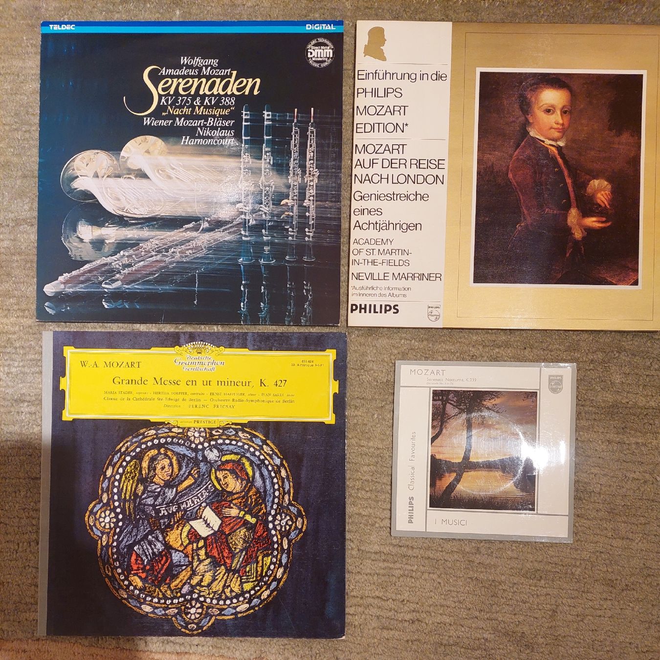 Schallplatten: 17 LPs mit Werken von Mozart – Gebraucht aus Zürich von Cortin 1