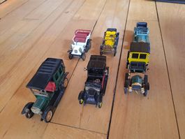 Modellautos Set 6 Stueck Sammlerstueck guter Zustand