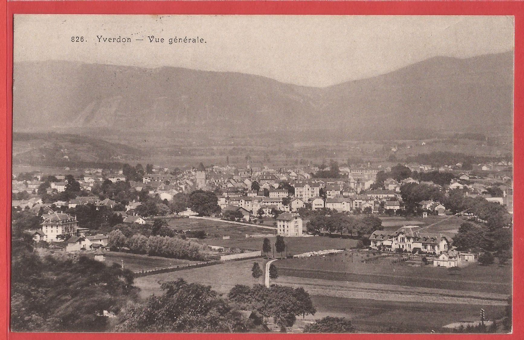 Ansichtskarten: Yverdon - 1931 gestempelt – Gebraucht aus Fislisbach von Porano