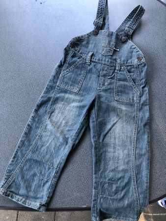 Kinder Latzhose Denim blau, 98 Gr