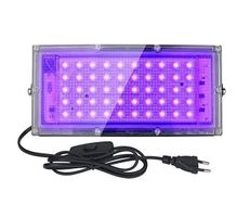 + LED UV Fluter 50W mit Schalter 395-400NM