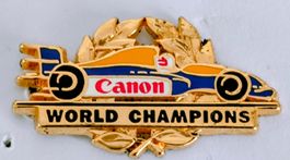 Formel 1 Pin Canon World Champions