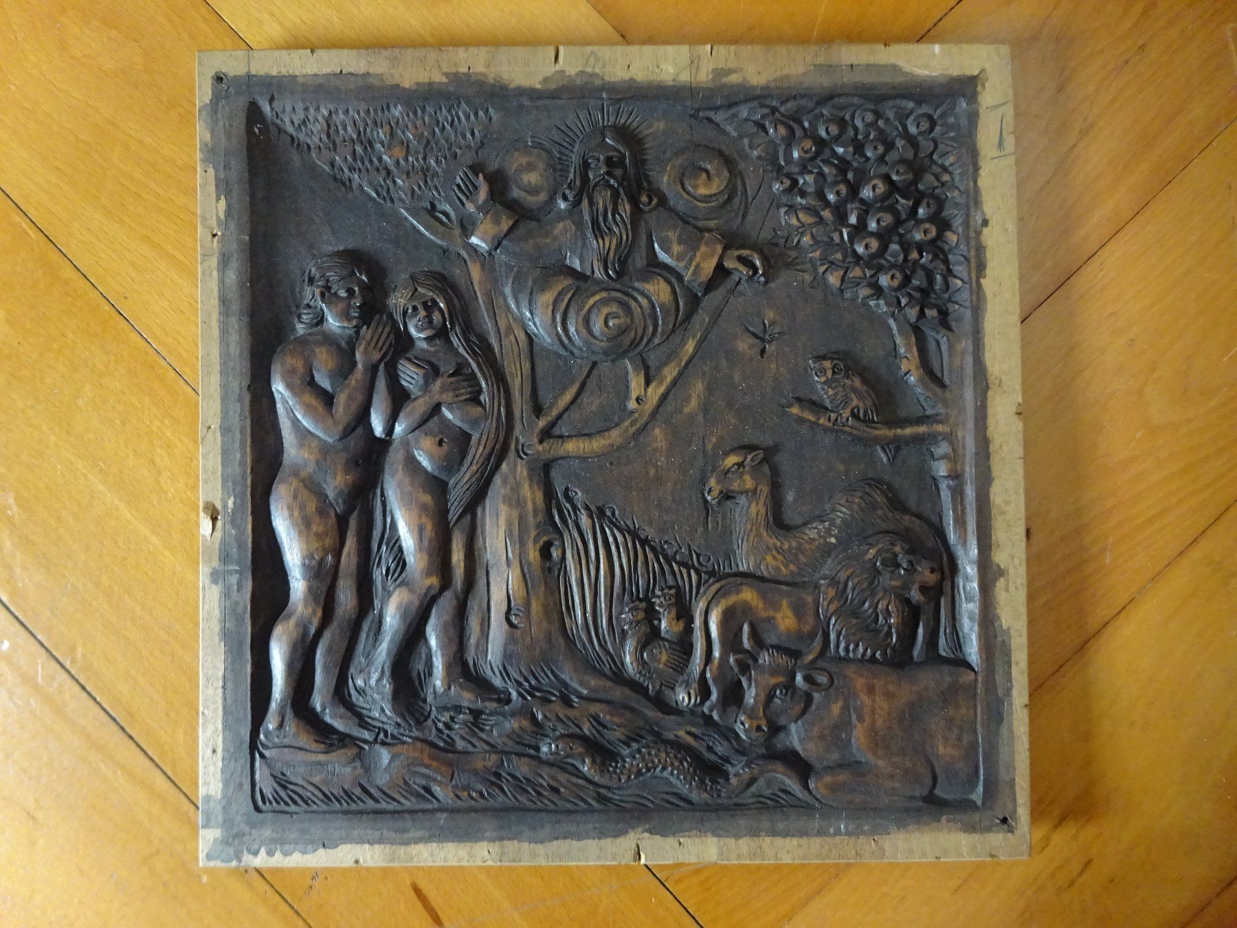 Dipinti: Adam + Eva + Tiere / Ikone – Usato da Esslingen venduto da eintagammeer
