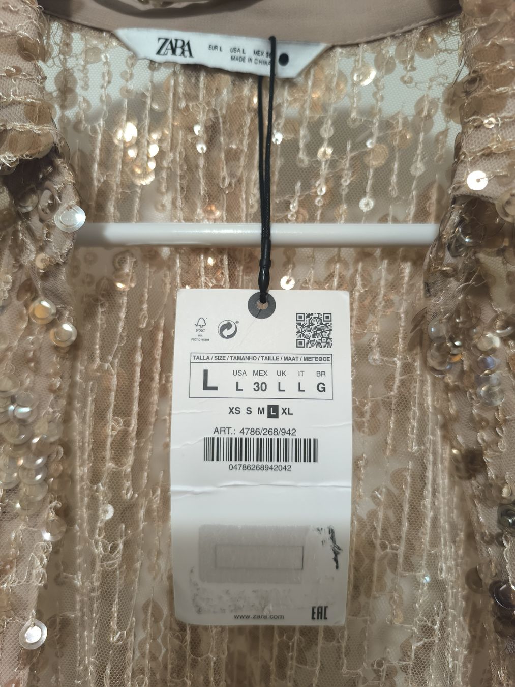 Zara Vestiti: Glitzernde Hemdbluse ZARA NEU – Nuovo (secondo la descrizione) da Zürich venduto da SwissWardrobe 7