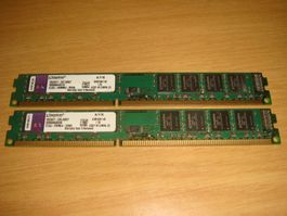 2 stück 8gb ddr3 PC3 12800 (1600) RAM für Computer.
