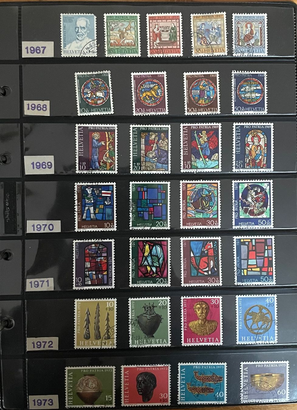Tutti i francobolli: Pro Patria Schweizer Briefmarken – Usato da Kräiligen venduto da MonteBerna 4