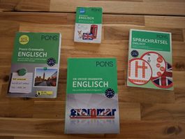 PONS Englisch Lernpaket 4 Bücher Grammatik gut erhalten