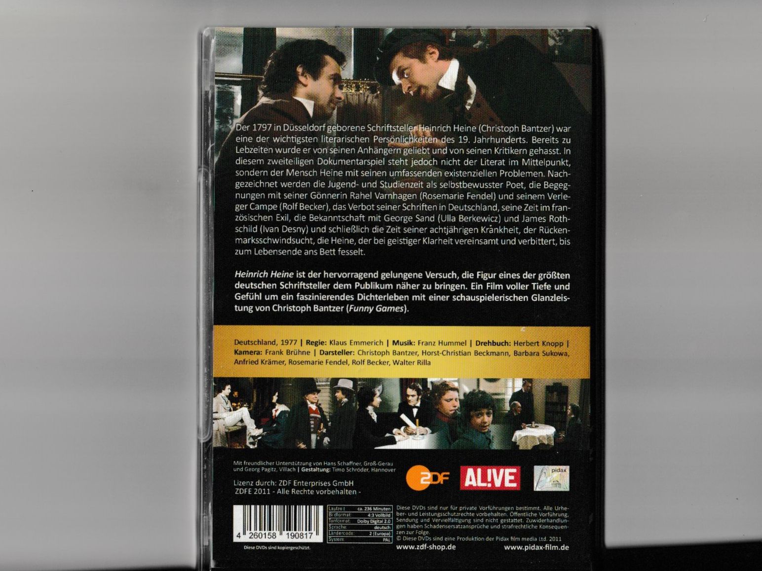 Alle DVDs: Heinrich Heine – Gebraucht aus Chur von zowie72 1
