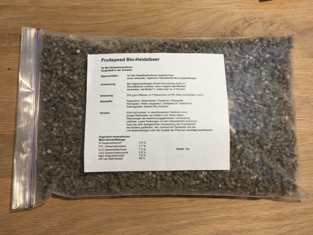 Dünger für Heidelbeeren Kaufen auf Ricardo