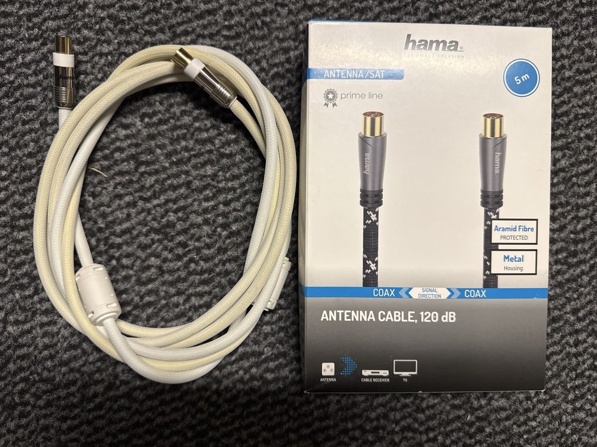 Hama Cavi: Hama abgeschirmtes Antennen Kabel – Usato da Maisprach venduto da 4464