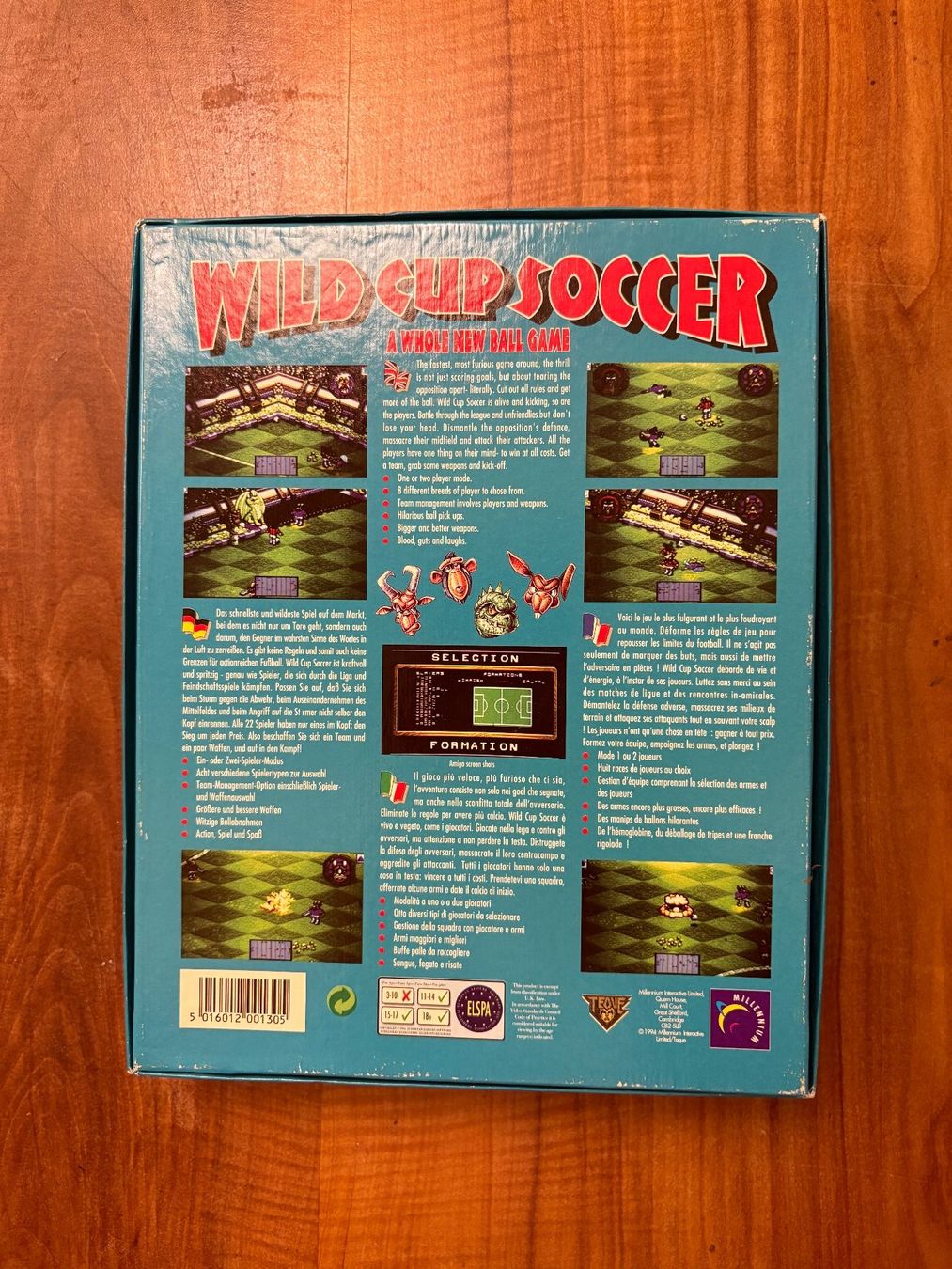 Giochi: Amiga Spiel: Wild Cup Soccer – Usato da Niederhasli venduto da Manuf0 1