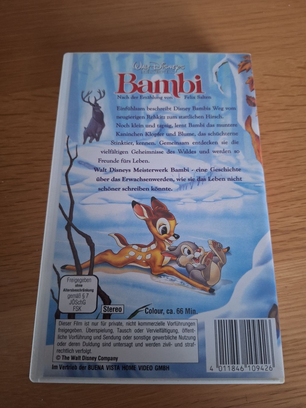 Tutti i VHS: VHS Bambi- Walt Disney – Usato da Wanzwil venduto da chlinih93 1