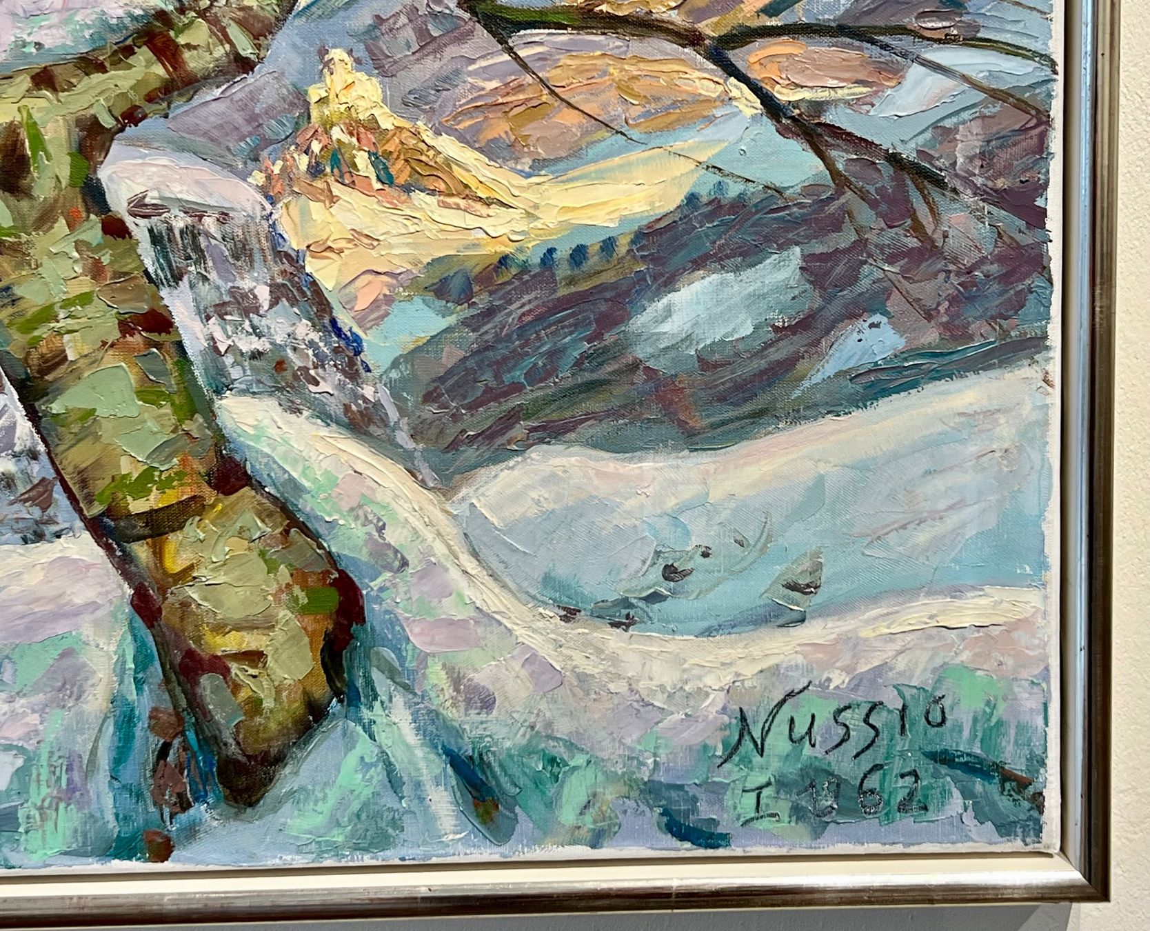 Dipinti: Nussio Engadin Ardez Scuol Tarasp Ftan Guarda Sent Gemälde – Nuovo (secondo la descrizione) da Gamprin venduto da Art75 2