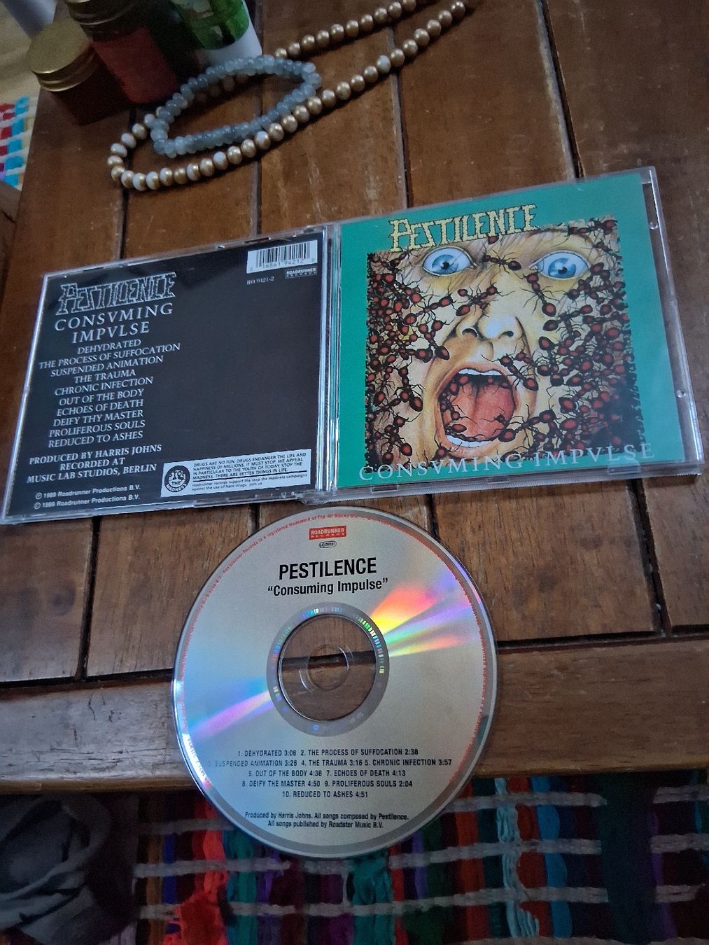 CDs: pestilence- consuming impulse  – Gebraucht aus St-Cergue von VeganWarrior