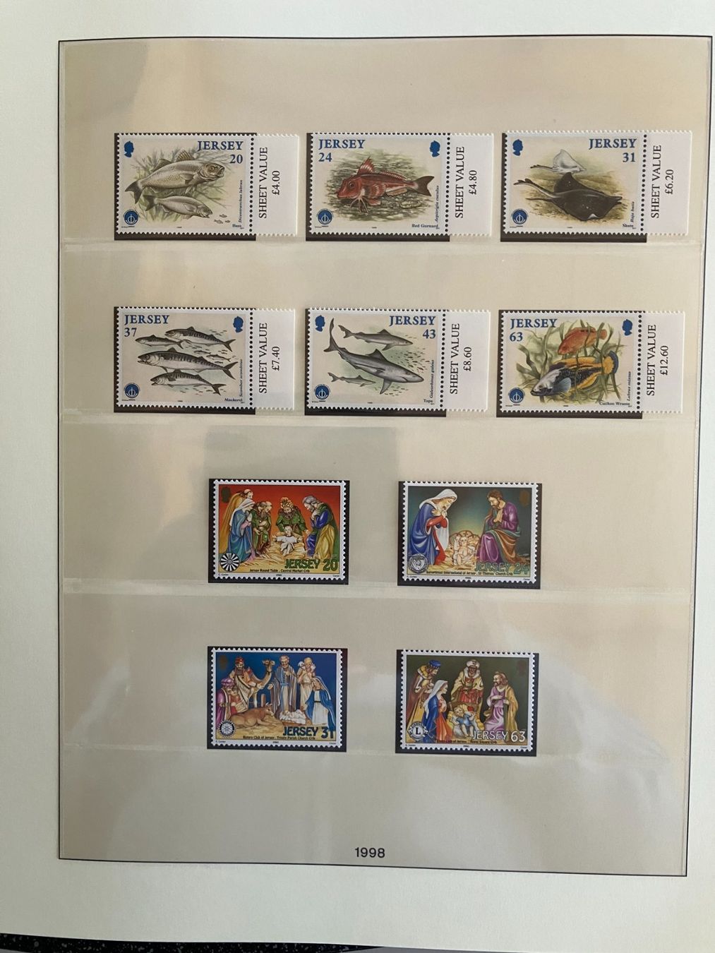 Tutti i francobolli: Kanalinseln 1994-1998 ** – Nuovo (secondo la descrizione) da Eschlikon TG venduto da PhilCon 3