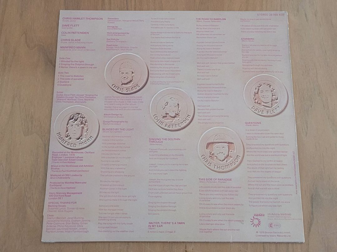 Schallplatten: LP  Manfred Mann's Earth Band – Gebraucht aus Martigny von MZ-67 1