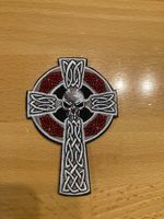 Celtic Cross Patch Sticker Aufnäher Rock Punk Metal