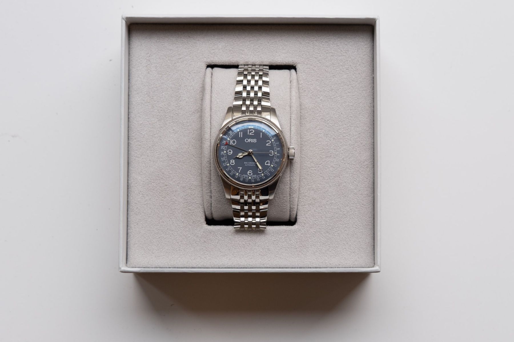 Oris Orologi: Oris Big Crown Pointer Date Box/Papers – Usato da Uster venduto da KX561 2