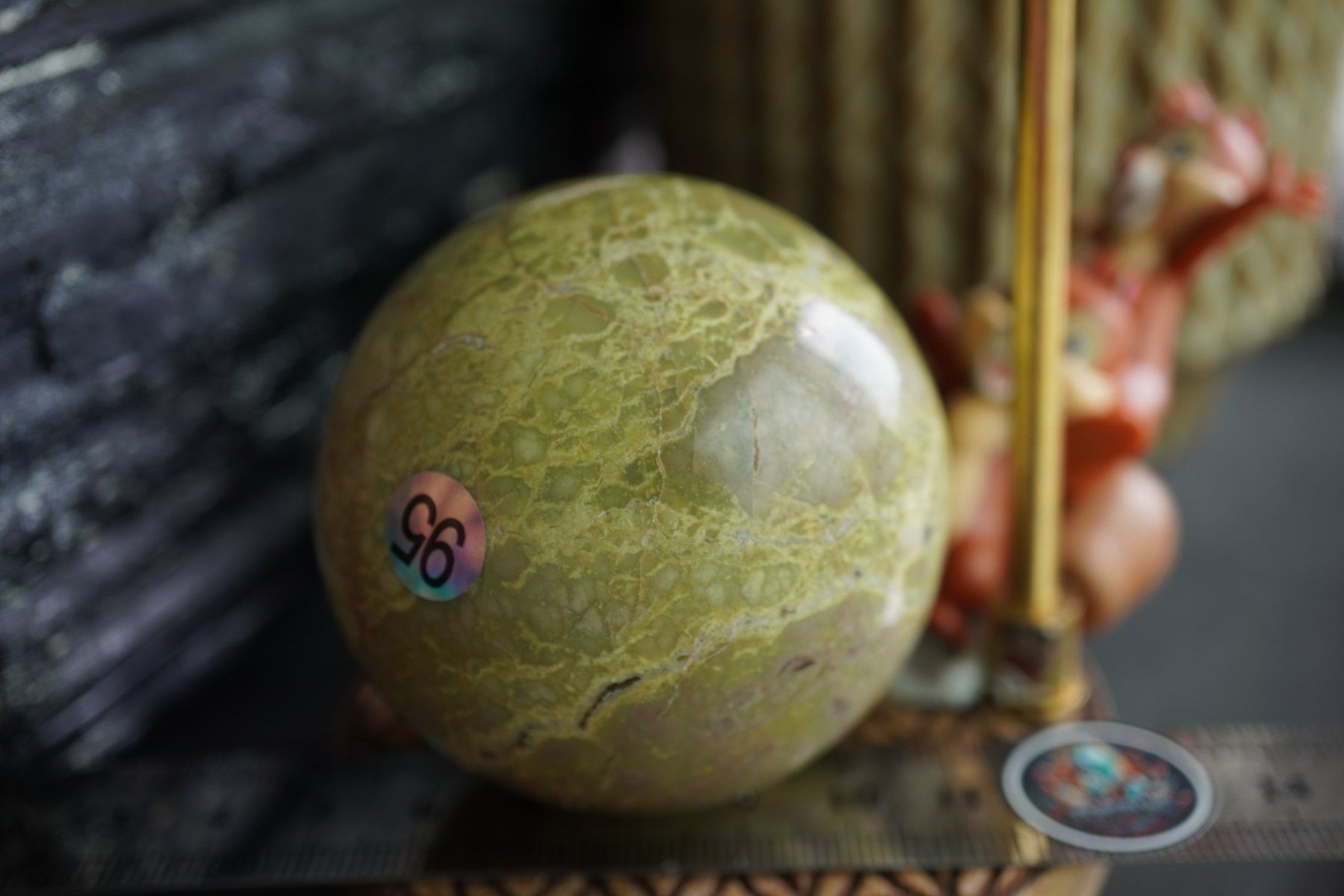Minerali & Pietre curative: Lizardit Jade   Kugel 57mm  Räumung Topstone  ab  10.- – Nuovo e nell'imballaggio originale da Eschenbach SG venduto da topstone 4