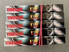 5 MAXELL KASSETTEN NEU für ReVox,Teac,Akai,Uher