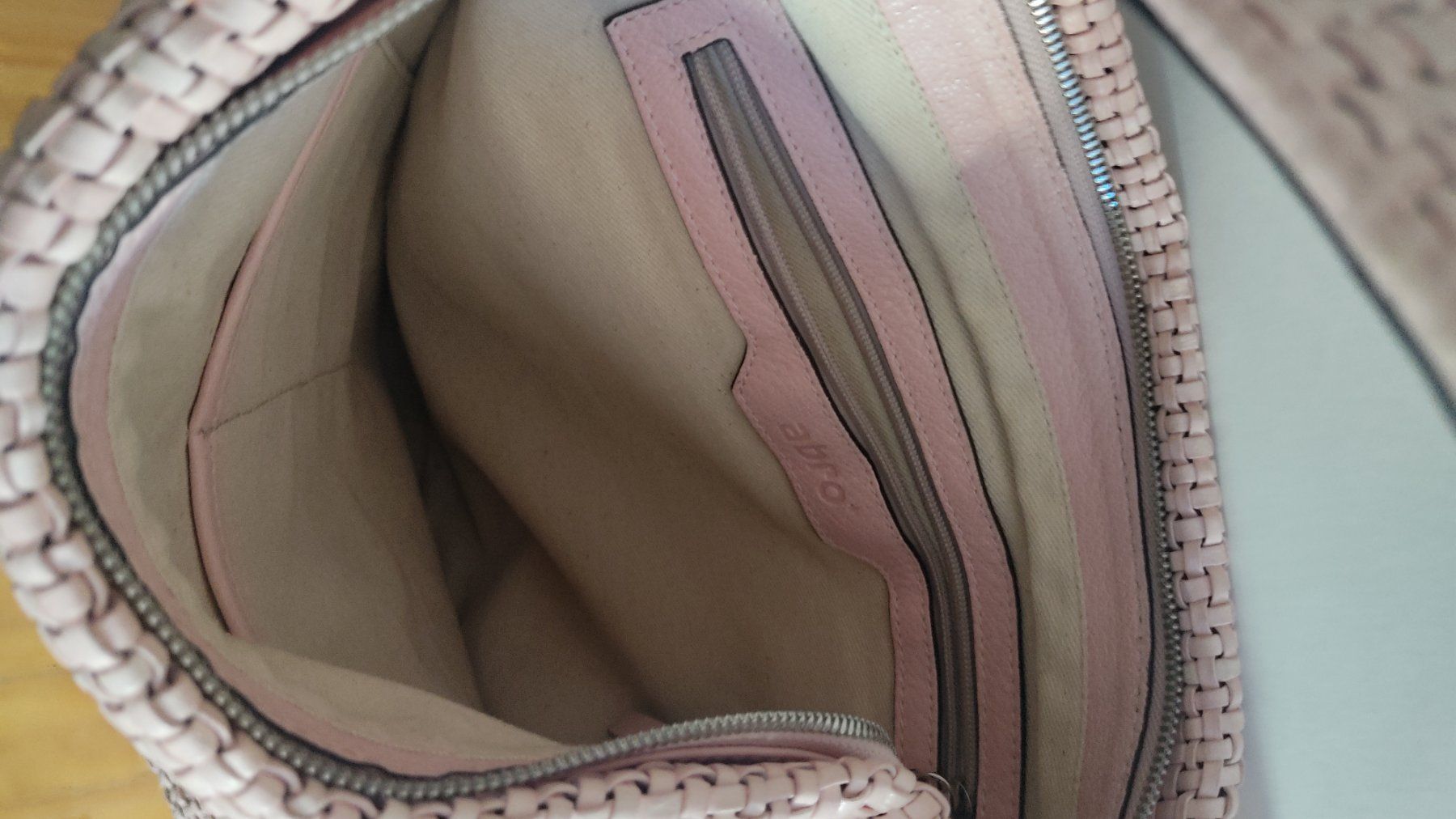 Abro Taschen für Damen: ABRO Tasche rosa geflochten – Gebraucht aus Schaffhausen von gab_v5qf 6