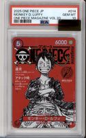 ONE PIECE Promo JP Monkey.D.Luffy (ST21-014) (V.1) PSA10
