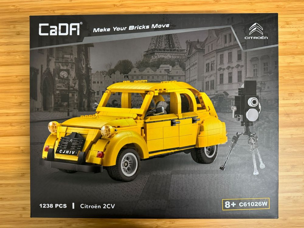 CaDA C61026W Citroen 2CV – Modellismo Da Collezione In Scala, Set Di Costruzioni