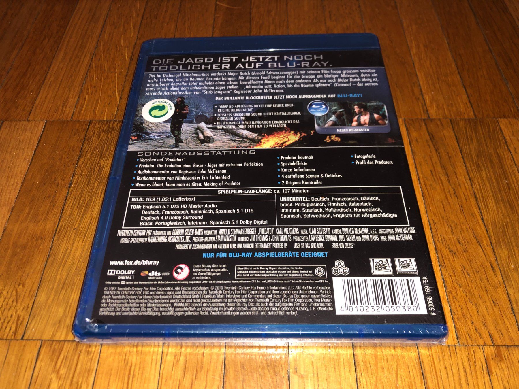 Alle DVDs: Predator - BLU-RAY - A - UNCUT – Neu und originalverpackt aus Basel von havsok 1
