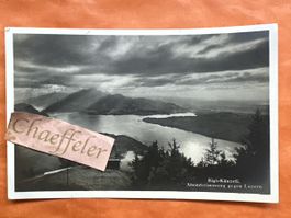 1930  Rigi-Känzeli, Abendstimmung gegen Luzern, Selten!