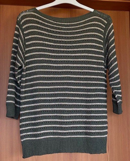 Maglioni & Felpe: Damen Pullover Actuelle gestreift grün Grösse S gebraucht – Usato da Ergisch venduto da July64