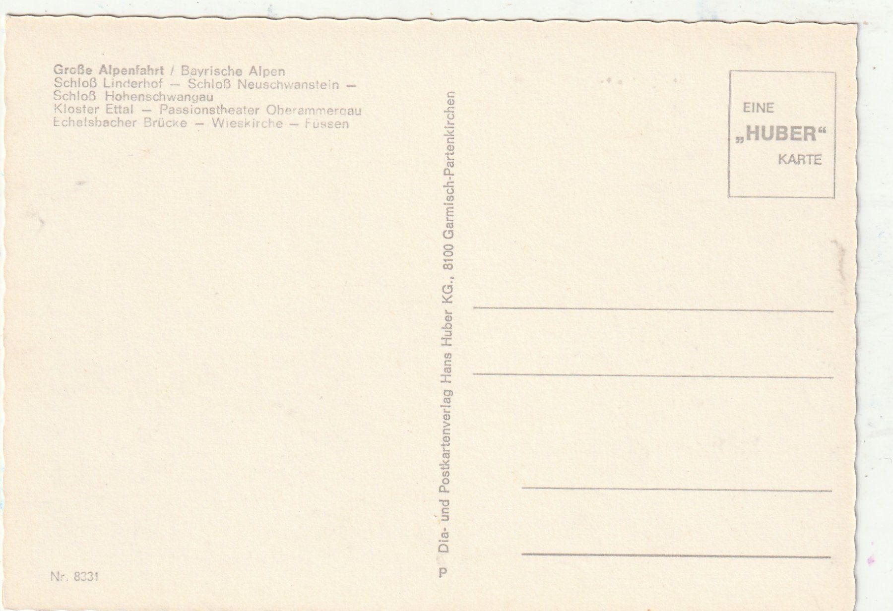 Cartes postales: Grosse Alpenfahrt MBK – D'occasion à Lumbrein par made02 1