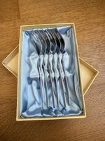 Edle Vintage Dessertgabeln, 6er Set, verpackt im Originalkar