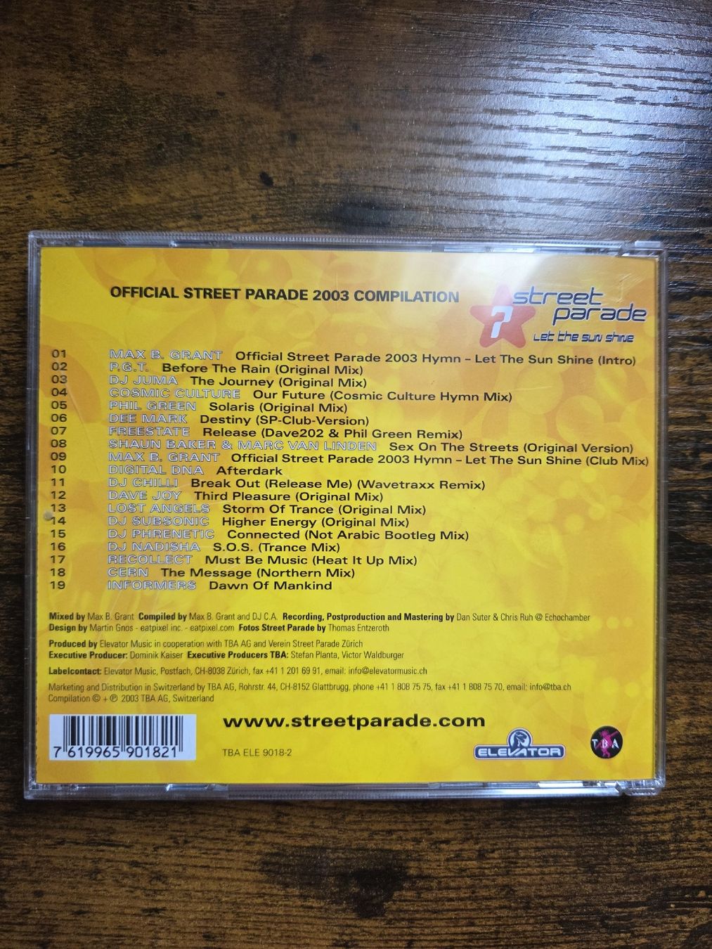 CDs: Street Parade 2003 Compilation Let The Sun Shine CD – Gebraucht aus Winterthur von Maricels_Boutique 1
