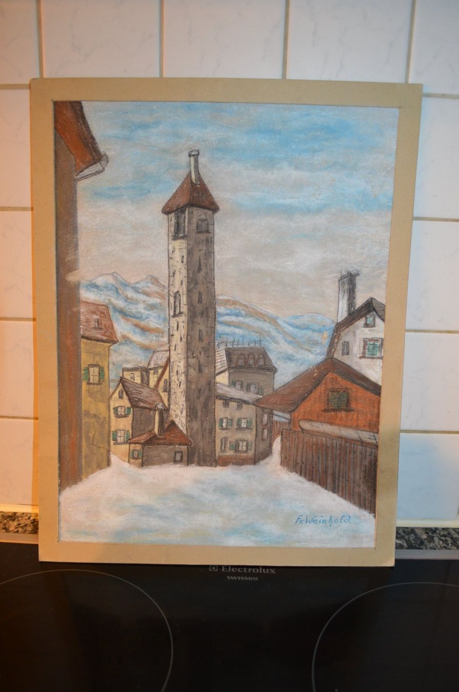 Dipinti: Quadro matita ed acquarello – Usato da Brione s. Minusio venduto da clk_8kjj
