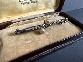 Antike Silber Brosche 835