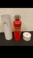 Trinkflasche BREAK Vakuum Stahl rot 500ml neu mit Verpackung