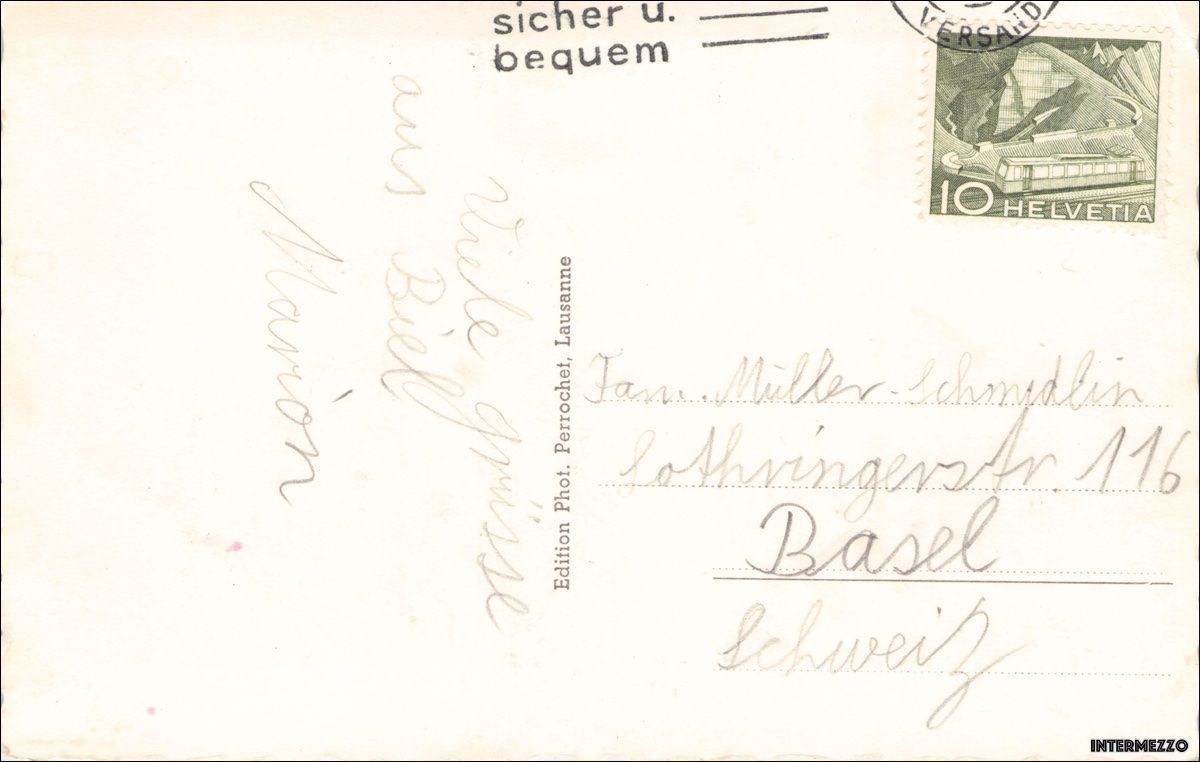 Cartoline postali: Biel Bienne // La Plage Strandbad – Usato da Basel venduto da intermezzo12 1