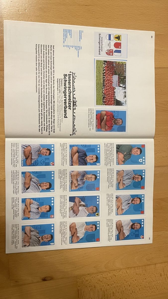 Panini Album: Der Schwingerkönig Album 2016 – Nuovo (secondo la descrizione) da Binningen venduto da Flagello 2