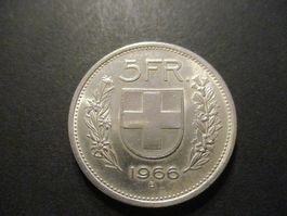 5.- Fr 1966  Pièce magnifique  Top qualité