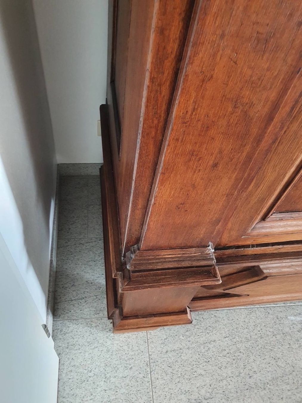 Armadi: Barock Schrank Eiche massiv ORIGINAL Barockschrank Eiche – Usato da Gemünden venduto da GEUENWALD 5