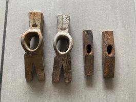 4 antike Hammer