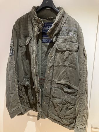 Camp David Winterjacke Olivegrün XXL Top Zustand