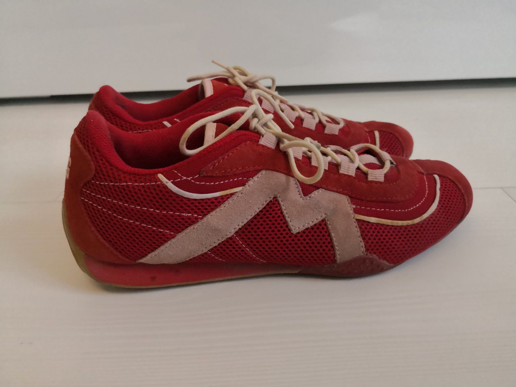 Mango Damenschuhe: 🤩MANGO STOFF-LEDER-SNEAKER ROT-WEISS – Gebraucht aus Olten von Naja-Twins-Twins 5