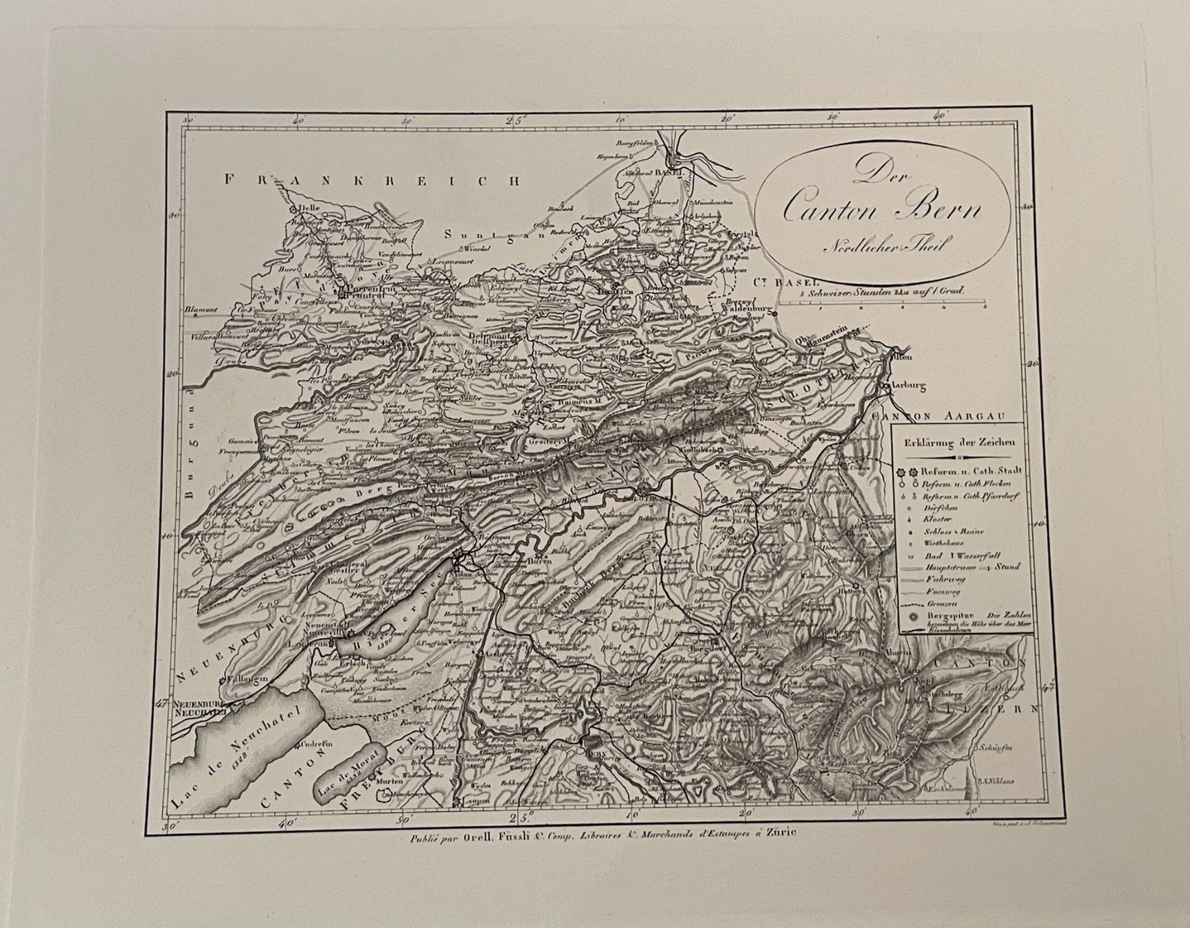 Landkarten & Atlanten: Die Karten der schweizerischen Kantone 1805-1822. – Gebraucht aus Bärau von Bluemli21 7