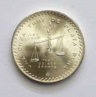 1oz fine silver - MEXICO 1979 - Una Onza Troy de Plata Pura