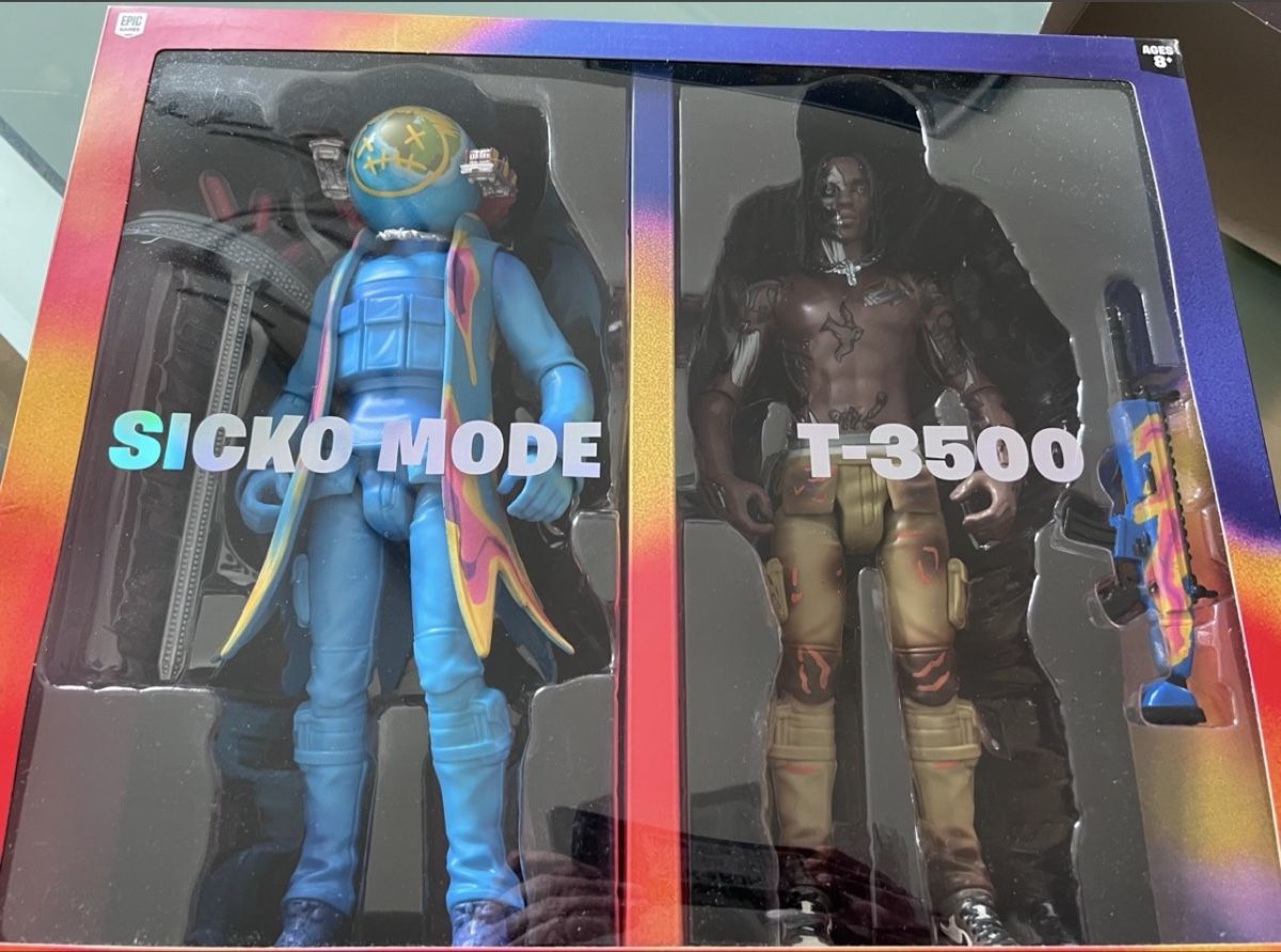 Statuette: Fortnite Action Figure Travis Scott – Nuovo e nell'imballaggio originale da Volketswil venduto da Latinozh5 1