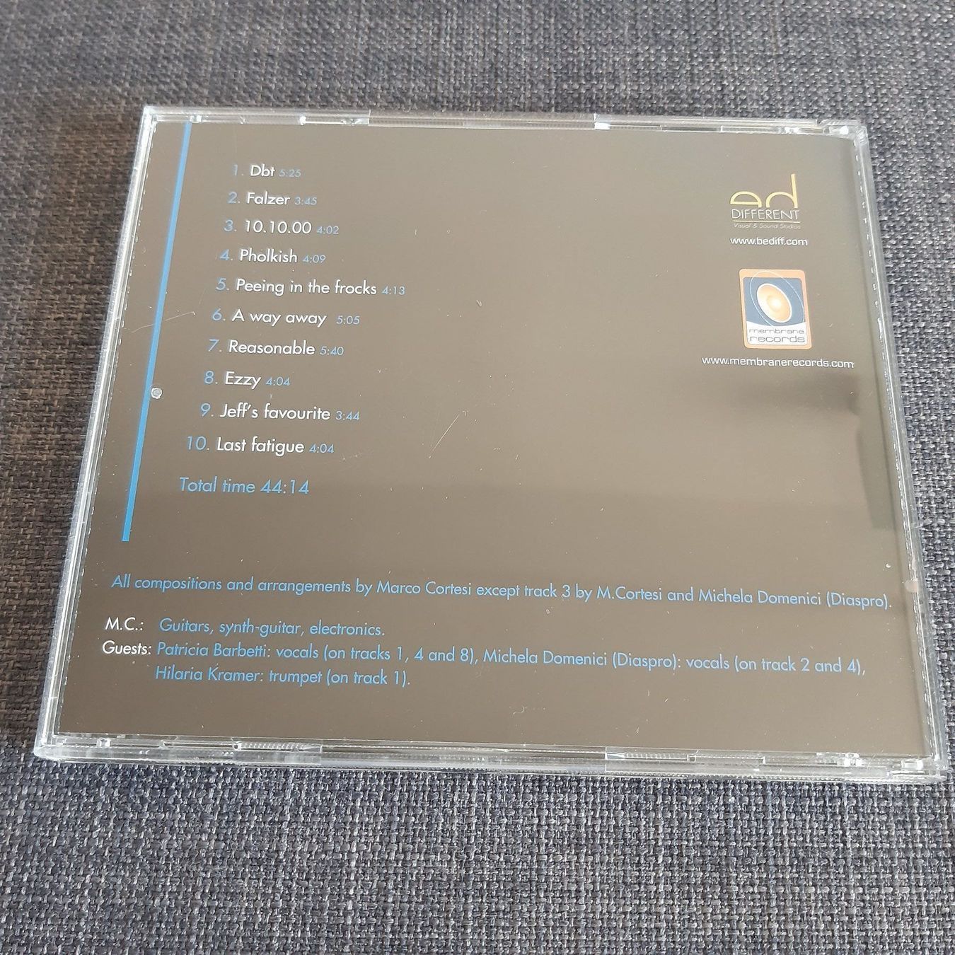 CD: Marco Cortesi - Falzer – Usato da Basel venduto da odradek 1