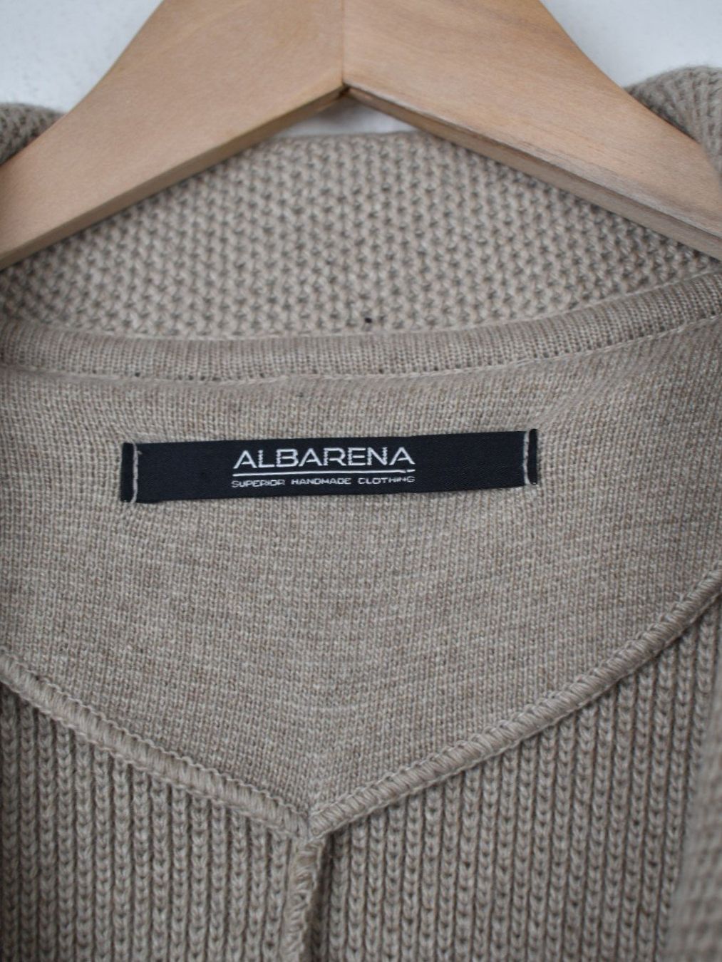 Giacche: Albarena Strickjacke / Strickblazer, beige, Gr.M – Usato da Nürensdorf venduto da 2ND_STORY 2
